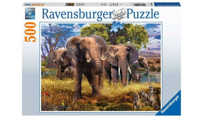 Ravensburger пазл Elephant Family 500 шт.