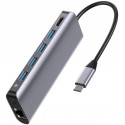 Platinet адаптер USB-C  7in1 (45018)