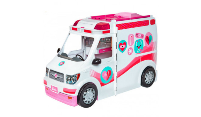 Mattel toy car Barbie Karetka mobilna ze światłem i dźwiękiem