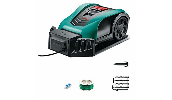 Bosch robotic lawnmower Indego 350 (green / black)