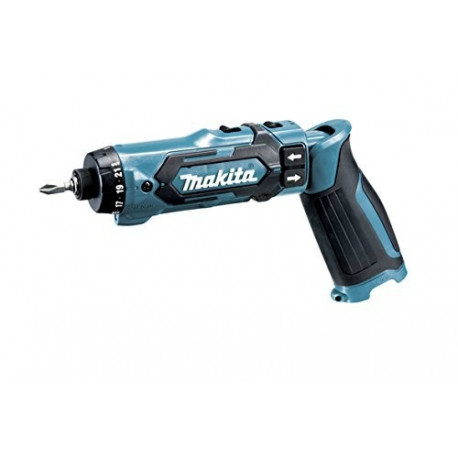 Makita cordless screwdriver DF012DZ, 7.2Volt, drill screwdriver (blue / black, without battery and c