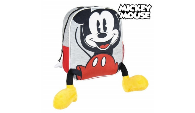 3D-Laste seljakott Mickey Mouse Hall Punane