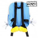 3D-Laste seljakott Minnie Mouse Sinine Hall