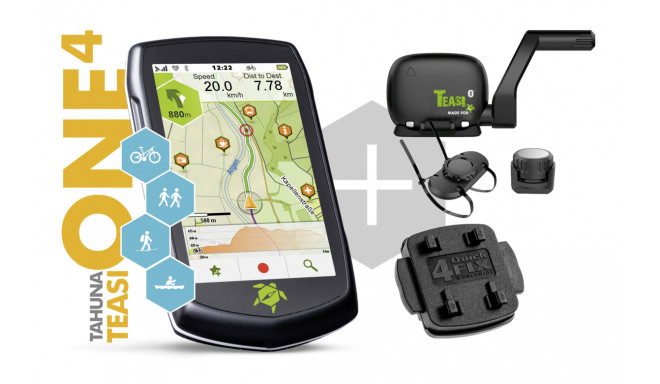 Tahuna Teasi One 4 Bundle incl. Speed Sensor + Mounts