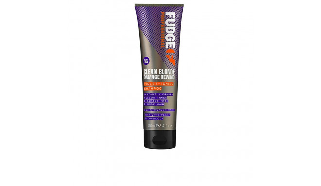 FUDGE PROFESSIONAL CLEAN BLONDE DAMAGE REWIND violet-toning shampoo 250 ml