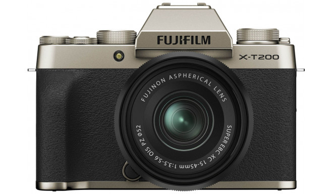 Fujifilm X-T200 + 15-45mm Kit, золотой (открытая упаковка)