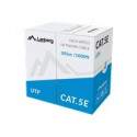 LANBERG LAN cable UTP cat.5e 305m solid CCA blue