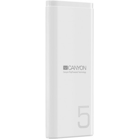 Canyon аккумуляторный банк 5000mAh, белый