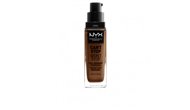 NYX PROFESSIONAL MAKE UP CAN'T STOP WON'T STOP full coverage foundation #cocoa