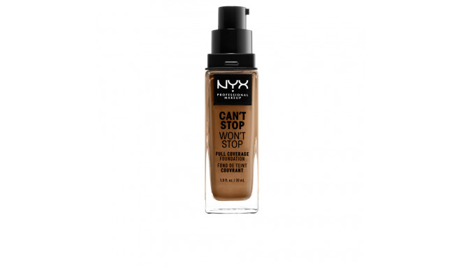 NYX PROFESSIONAL MAKE UP CAN'T STOP WON'T STOP full coverage foundation #nutmeg