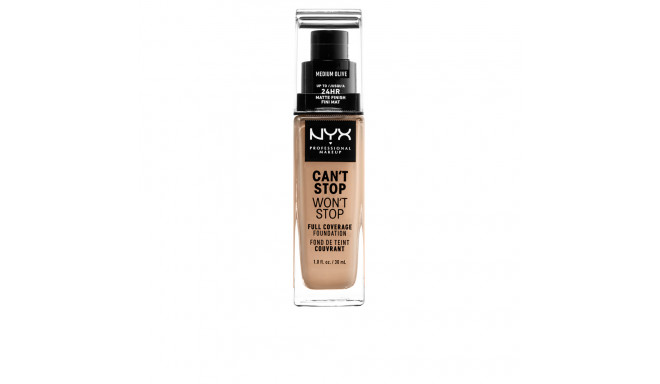 NYX PROFESSIONAL MAKE UP CAN'T STOP WON'T STOP full coverage foundation #medium olive