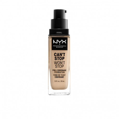 NYX PROFESSIONAL MAKE UP CAN'T STOP WON'T STOP full coverage foundation #nude