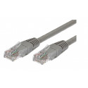 Patchcord cat.6A RJ45 UTP 1m. grey