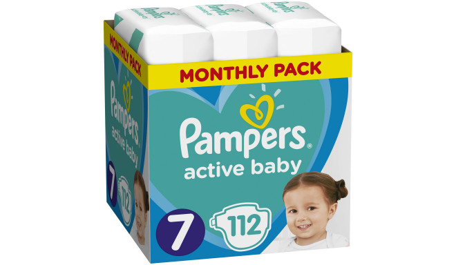 Pampers diapers Active Baby 7 112pcs