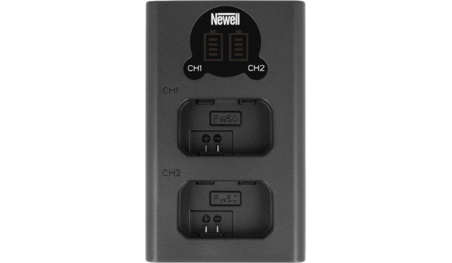 Newell akulaadija DL-USB-C Dual Channel NP-FW50