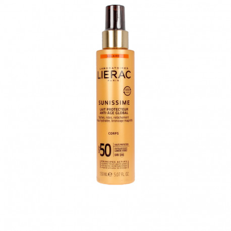 LIERAC SUNISSIME lait protecteur SPF50 corps 150 ml