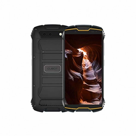 Cubot King Kong Mini - 4 - 32GB, Mobile Phone (Black / Orange, Android 9.0 (Pie))