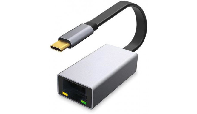 Platinet adapter USB-C - RJ45 (44710)