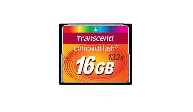 MEMORY COMPACT FLASH 16GB/133X TS16GCF133 TRANSCEND