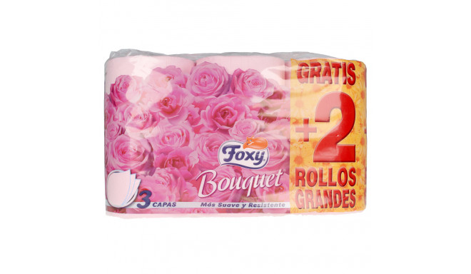 FOXY BOUQUET papel higiénico color & perfume 3 capas 6 rollos