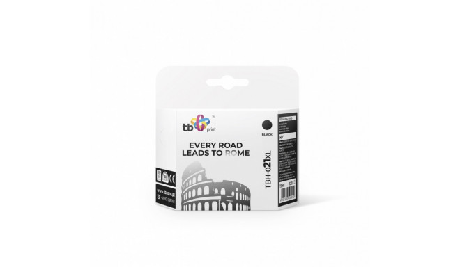 Ink TBH-021XL (HP No. 21 - C9351AE) Black remanufactured