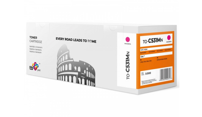 Toner for OKI C531 TO-C531MN Magenta 100% new