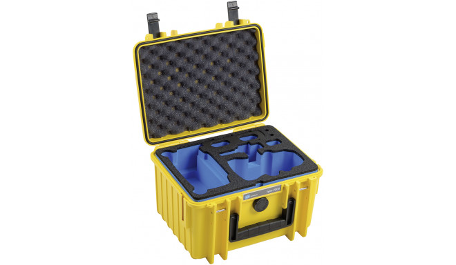 B&W Copter Case Type 2000 Y yellow w. DJI Mavic Mini Inlay