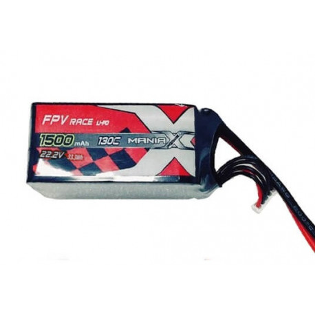 1500mAh 22.2V 130C Racing ManiaX