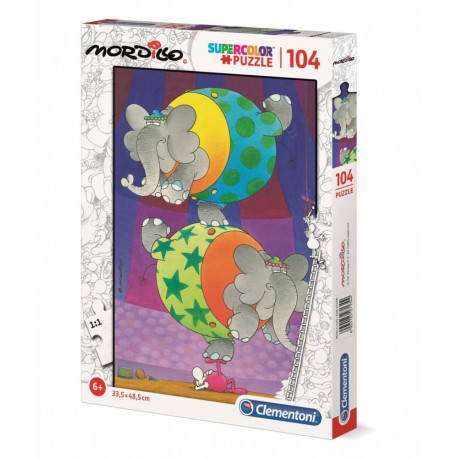 Puzzle 104 elementy Mordillo Balans