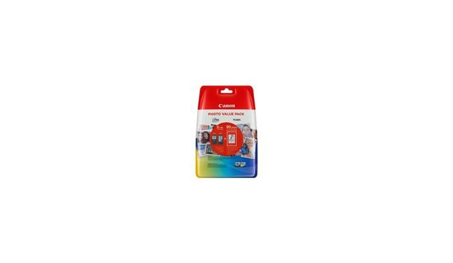 CANON PG-540XL/CL540XL Value Pack blister 4x6 Phot Paper GP-501 50sheets + XL Black & XL Colour Cart