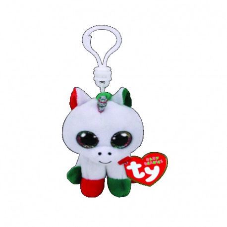 BOOS plüss CANDY CANE - jednorożec clip 8,5cm