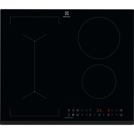 Akcija! Electrolux indukcijas plīts virsma, iebūv., melna