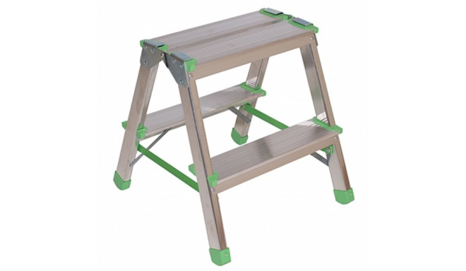 Double-sided access household stepladders 4 rungs 150kg