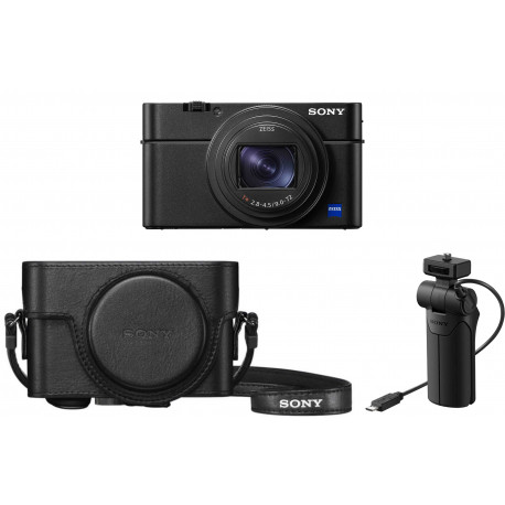 Sony DSC-RX100 VI + käepide LCJ-RXK + vutlar VCT-SGR1