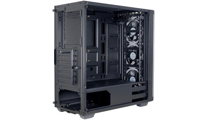 Inter-Tech korpus C-907 Cobweb RGB Tempered Glass