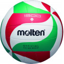 Volleyball V5M1500, Synth. leather, white/green/red, TM Molten