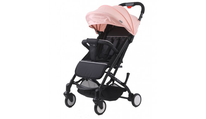 Baby Stroller A8 Oxford black/Lotus pink