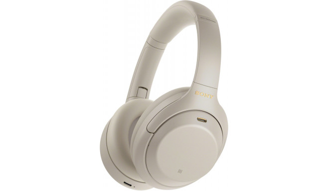 Sony wireless headset WH-1000XM4, silver