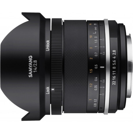 Samyang MF 14mm f/2.8 MK2 objektiiv Canonile