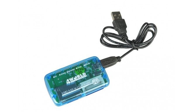 4World memory card reader Universal USB 2.0