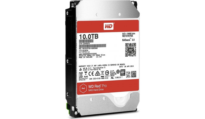 WD Red Pro NAS 10 TB Hard Drive (SATA 6 Gb / s, 3.5 ")