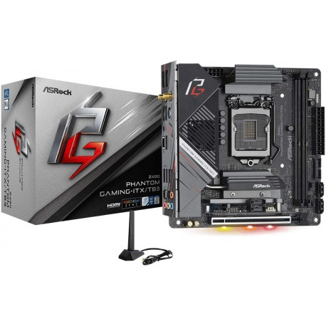 ASRock Z490 Phantom Gaming-ITX / TB3 - Socket 1200 - mainboard