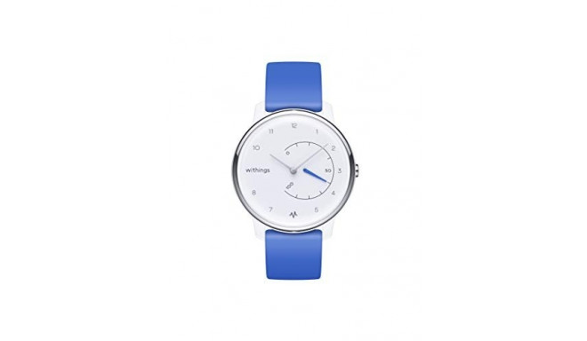 Nokia Withings Move ECG, activity tracker (white, blue silicone strap)