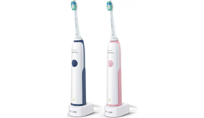 Philips elektriline hambahari Sonicare CleanCare + HX3212/61, sinine/roosa 2tk