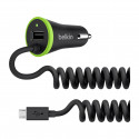 Belkin car charger 3.4A + microUSB cable (F8M890BT04-BLK)