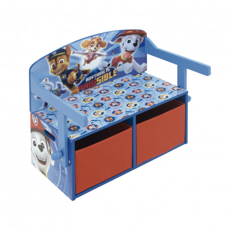 ARDITEX Disney Paw Patrol koka krēsls & galds ar uzglabāšanas kastēm