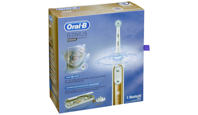 Braun Oral-B electric toothbrush Genius 10100 S, rose gold
