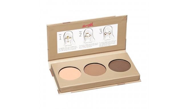 Barry M Flawless Chisel Cheeks Contour Kit (2ml) (Medium - Dark)