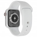 Apple Watch Series 5 GPS + Cell 44mm Silver Alu Case White Band