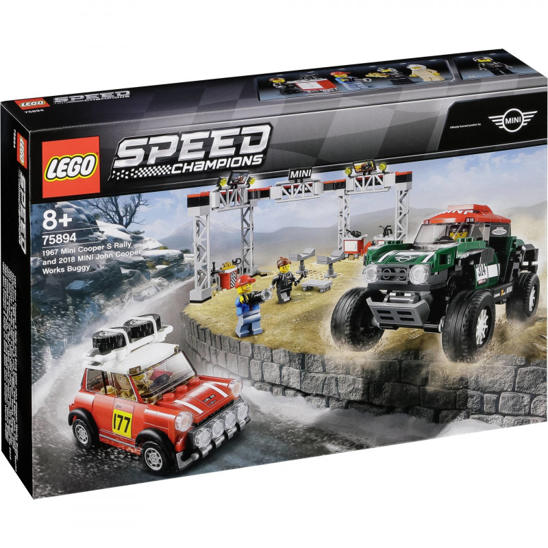 LEGO Speed Champions 75894 1967 Mini Cooper S Rally and 2018 MINI